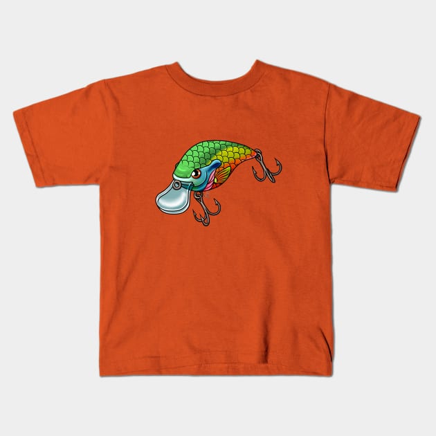 Classic Craink Bait Kids T-Shirt by RatTheUnloved